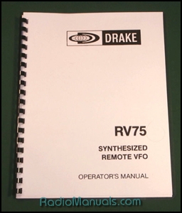 Drake RV-75 Operating Manual - Click Image to Close